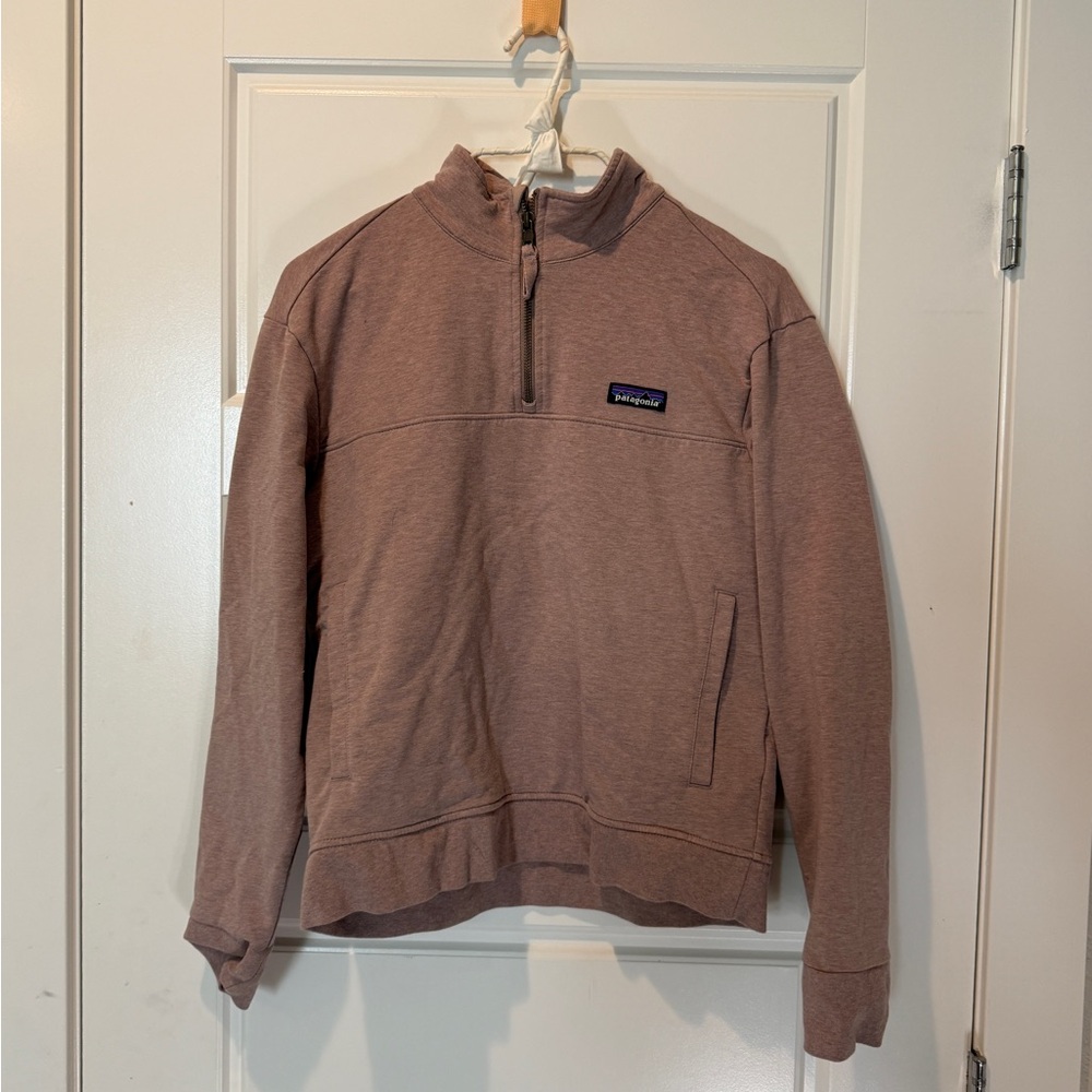 Patagonia Men's Tan Zip-Up Sweater